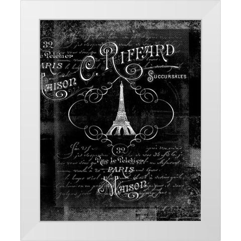 A Decoration of Paris White Modern Wood Framed Art Print by Robertson, Walter