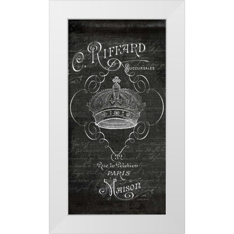 Maison Filigree  White Modern Wood Framed Art Print by Robertson, Walter