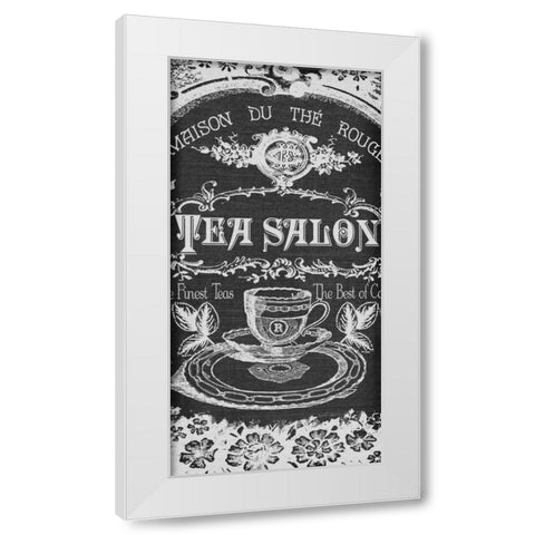 Salon Filigree  White Modern Wood Framed Art Print by Robertson, Walter