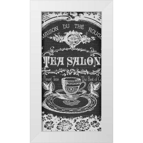 Salon Filigree  White Modern Wood Framed Art Print by Robertson, Walter