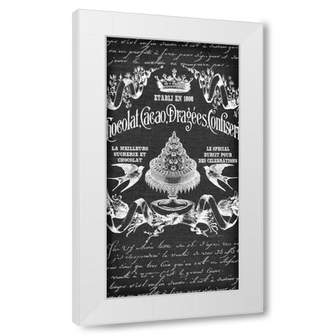 Dessert Filigree  White Modern Wood Framed Art Print by Robertson, Walter