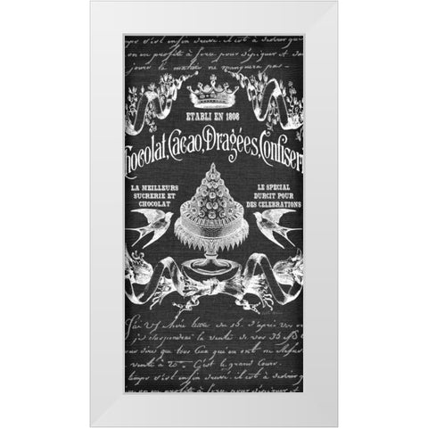 Dessert Filigree  White Modern Wood Framed Art Print by Robertson, Walter