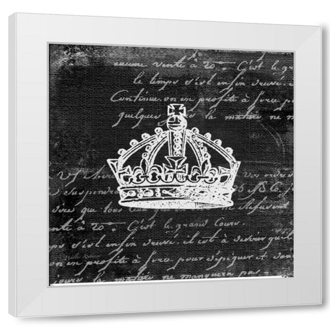Crowning Glory 1 White Modern Wood Framed Art Print by Robertson, Walter
