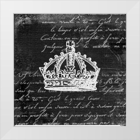 Crowning Glory 1 White Modern Wood Framed Art Print by Robertson, Walter