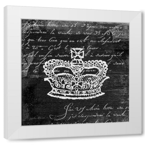 Crowning Glory 2 White Modern Wood Framed Art Print by Robertson, Walter