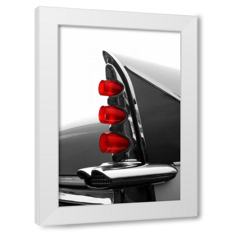 Gray Tailfin White Modern Wood Framed Art Print by McCarthy, Matt
