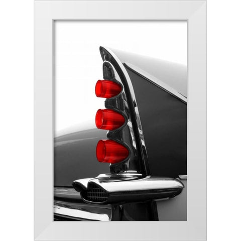 Gray Tailfin White Modern Wood Framed Art Print by McCarthy, Matt