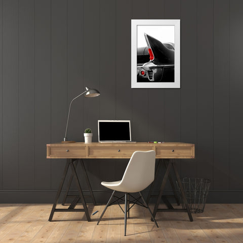 Black Tailfin White Modern Wood Framed Art Print by McCarthy, Matt