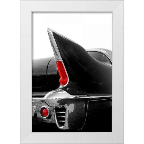 Black Tailfin White Modern Wood Framed Art Print by McCarthy, Matt