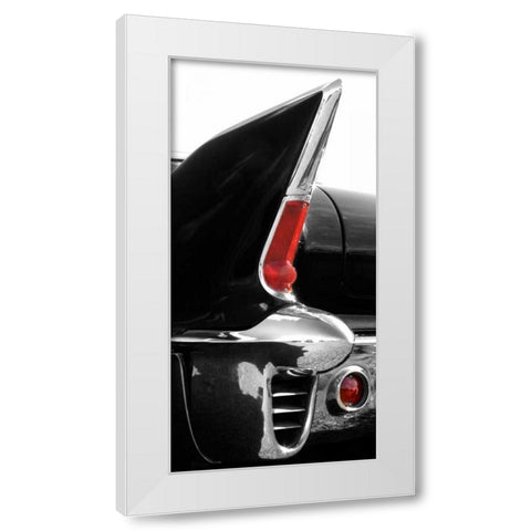 Black Tailfin White Modern Wood Framed Art Print by McCarthy, Matt
