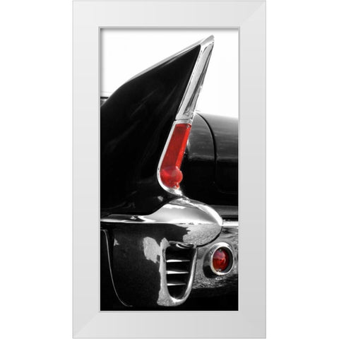 Black Tailfin White Modern Wood Framed Art Print by McCarthy, Matt