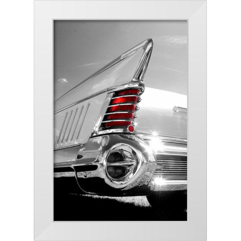 White Tailfin White Modern Wood Framed Art Print by McCarthy, Matt