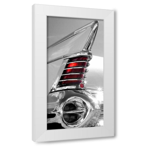 White Tailfin White Modern Wood Framed Art Print by McCarthy, Matt
