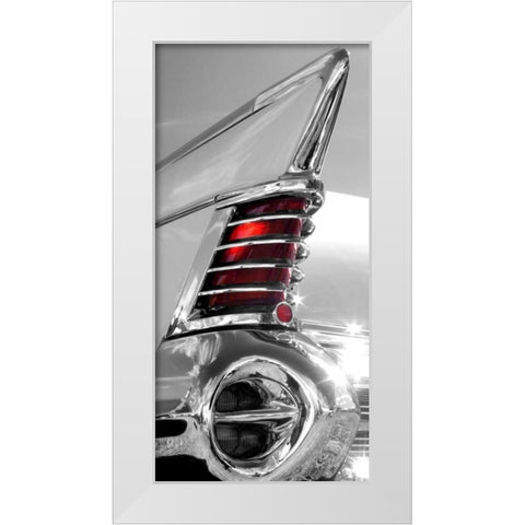 White Tailfin White Modern Wood Framed Art Print by McCarthy, Matt