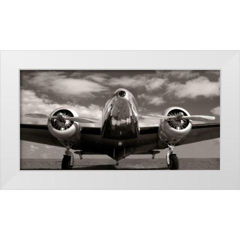 Runway Glory White Modern Wood Framed Art Print by McCarthy, Matt