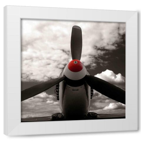 Flight Path White Modern Wood Framed Art Print by McCarthy, Matt