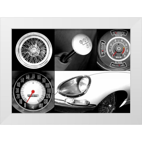 Speed  White Modern Wood Framed Art Print by McCarthy, Matt