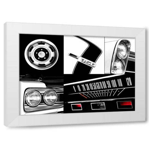 Muscle White Modern Wood Framed Art Print by McCarthy, Matt