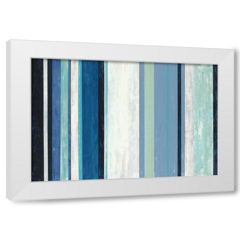 Coastal Line UP White Modern Wood Framed Art Print by Dascher, Dennis