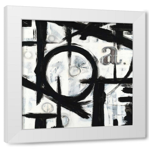 Choices 1  White Modern Wood Framed Art Print by Dascher, Dennis