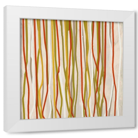 Linear Shift 2 White Modern Wood Framed Art Print by Dascher, Dennis