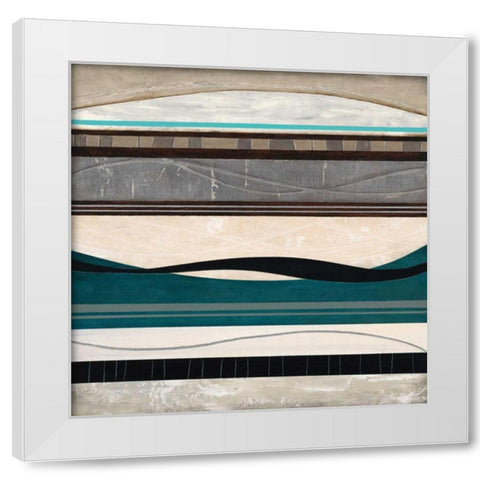 Air Stream 1 White Modern Wood Framed Art Print by Dascher, Dennis
