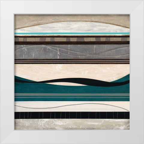 Air Stream 1 White Modern Wood Framed Art Print by Dascher, Dennis