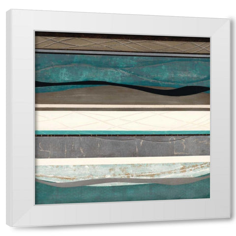 Air Stream 2 White Modern Wood Framed Art Print by Dascher, Dennis