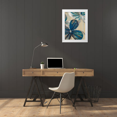 Misty Glory White Modern Wood Framed Art Print by Dascher, Dennis