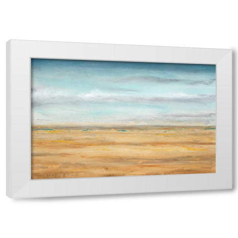 Golden Dawn 2 White Modern Wood Framed Art Print by Dascher, Dennis