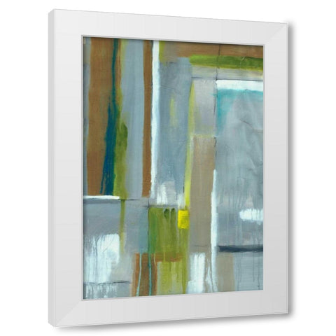 Crossroads 1 White Modern Wood Framed Art Print by Dascher, Dennis