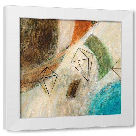 Diamond in the Rough 2 White Modern Wood Framed Art Print by Mills, Chris