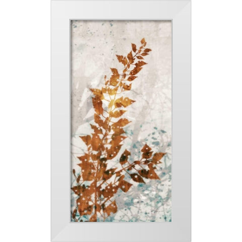 Whistling 1 White Modern Wood Framed Art Print by Roko, Ken