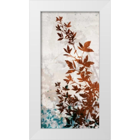 Whistling 2 White Modern Wood Framed Art Print by Roko, Ken
