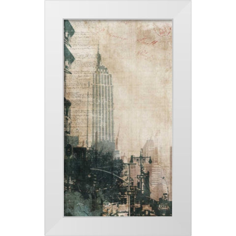 NYC Cool 1 White Modern Wood Framed Art Print by Roko, Ken