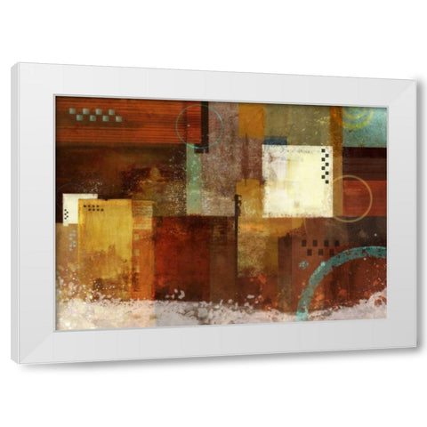 Earth Dance 1 White Modern Wood Framed Art Print by Roko, Ken