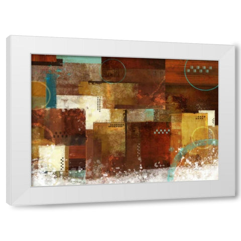 Earth Dance 2 White Modern Wood Framed Art Print by Roko, Ken