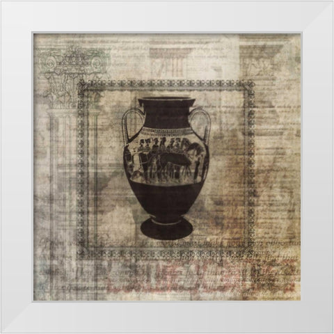 Classical Jug White Modern Wood Framed Art Print by Roko, Ken
