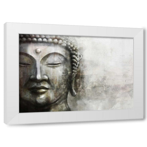 Peaceful Mind 1 White Modern Wood Framed Art Print by Roko, Ken