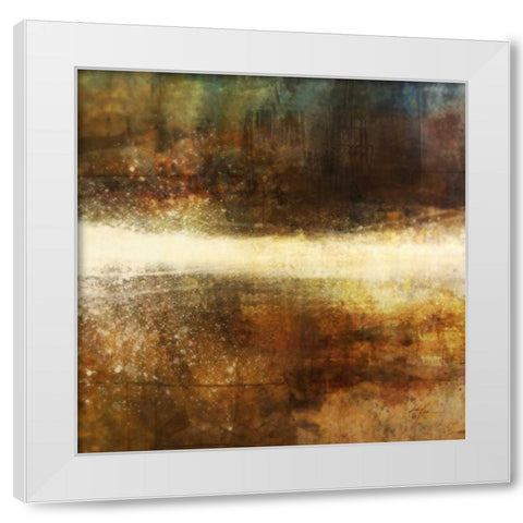 Streamline 1 White Modern Wood Framed Art Print by Roko, Ken