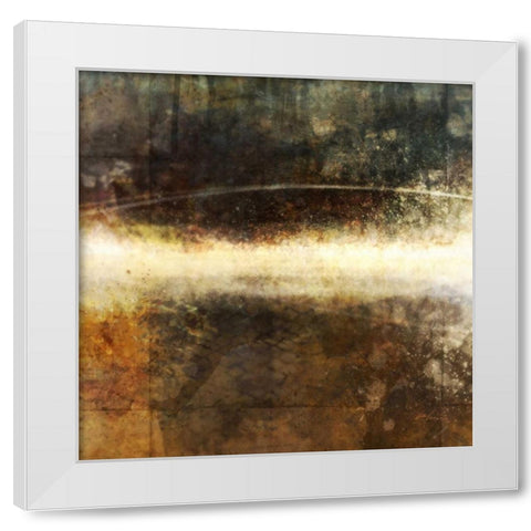 Streamline 2 White Modern Wood Framed Art Print by Roko, Ken