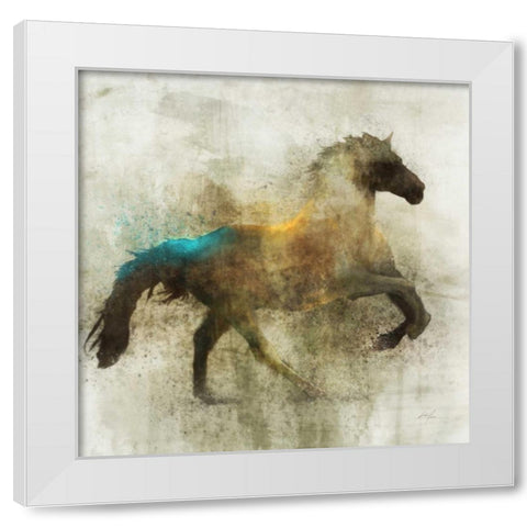 Lone Star 3 White Modern Wood Framed Art Print by Roko, Ken