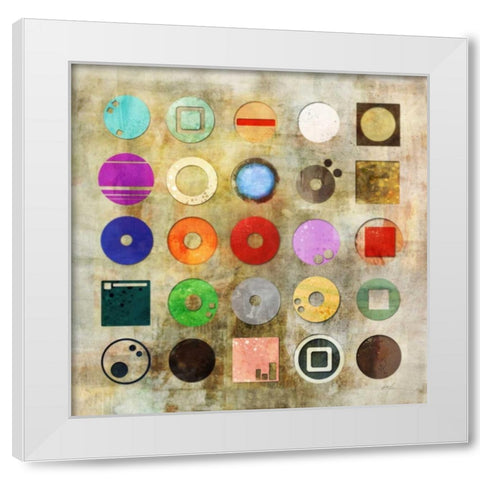 Cognition 2 White Modern Wood Framed Art Print by Roko, Ken