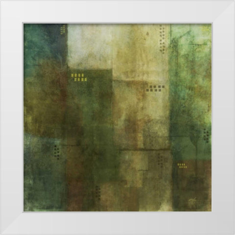 Verdant Harmony 2 White Modern Wood Framed Art Print by Roko, Ken