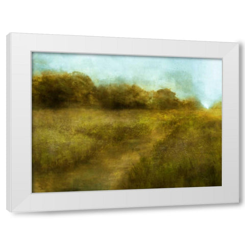 Downton Walk 1 White Modern Wood Framed Art Print by Roko, Ken