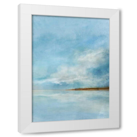 Tidal Dream White Modern Wood Framed Art Print by Roko, Ken