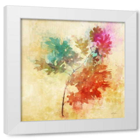 Vibrant Autumn 1 White Modern Wood Framed Art Print by Roko, Ken