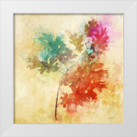 Vibrant Autumn 1 White Modern Wood Framed Art Print by Roko, Ken