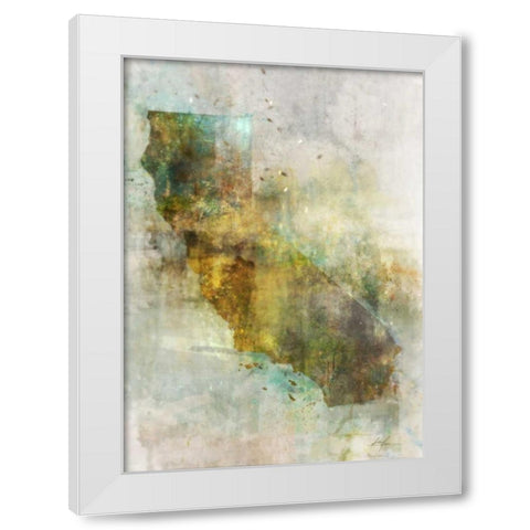 Earth Tones California White Modern Wood Framed Art Print by Roko, Ken