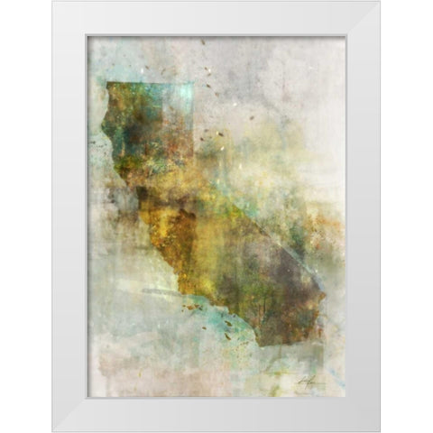 Earth Tones California White Modern Wood Framed Art Print by Roko, Ken